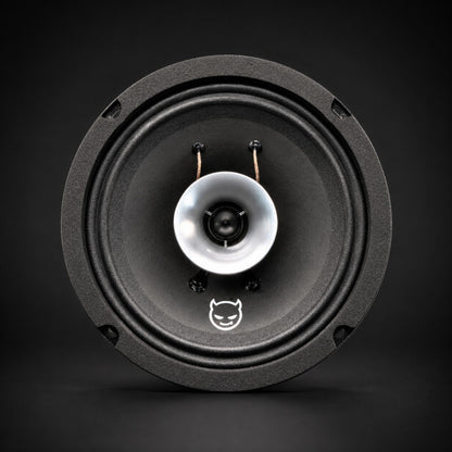 Straight-on front studio view of the BBS Inferno 65CXN 6.5-inch coaxial speaker