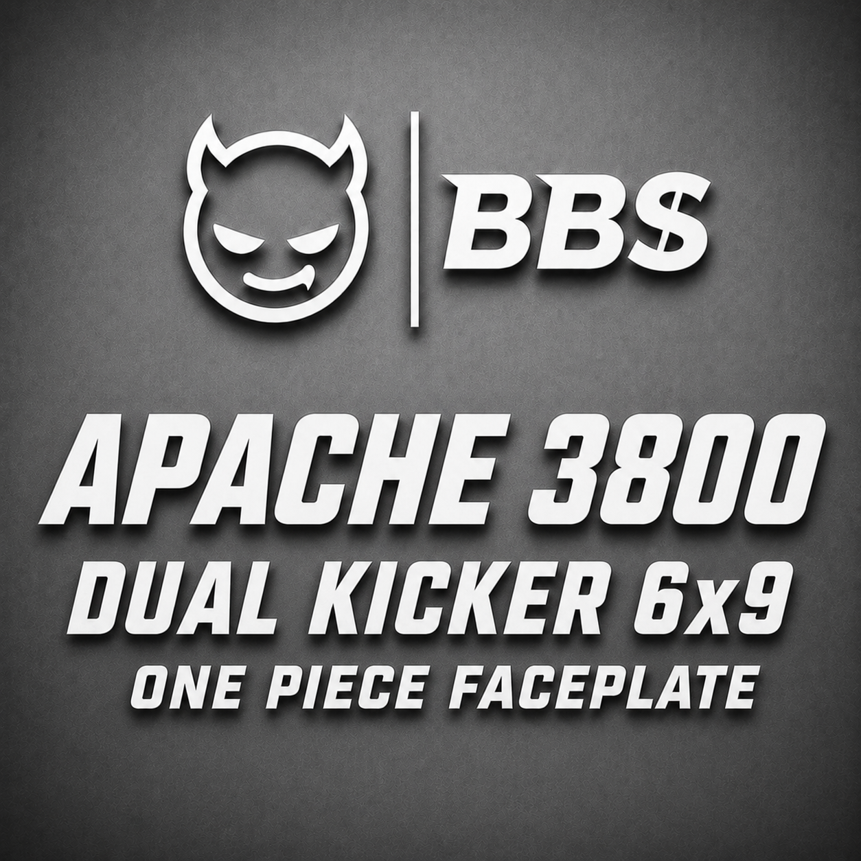 3800 Dual Kicker 6x9 ES/DS/CS Faceplate