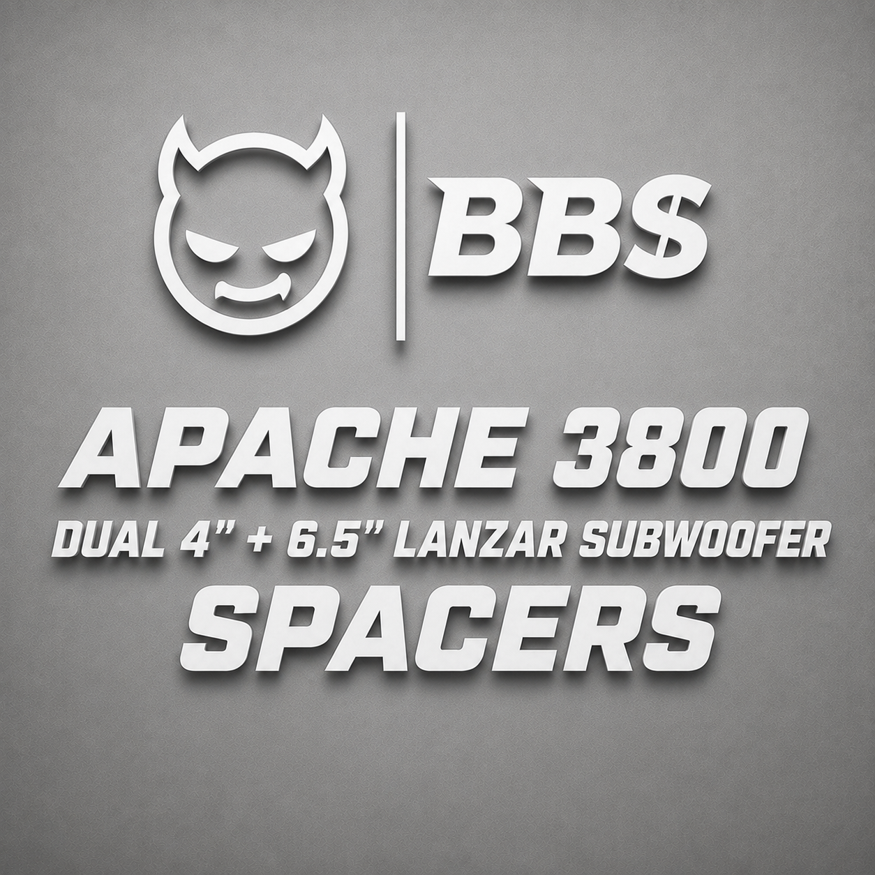 Apache 3800 Dual 4" Pro + 6.5" Lanzar Spacers