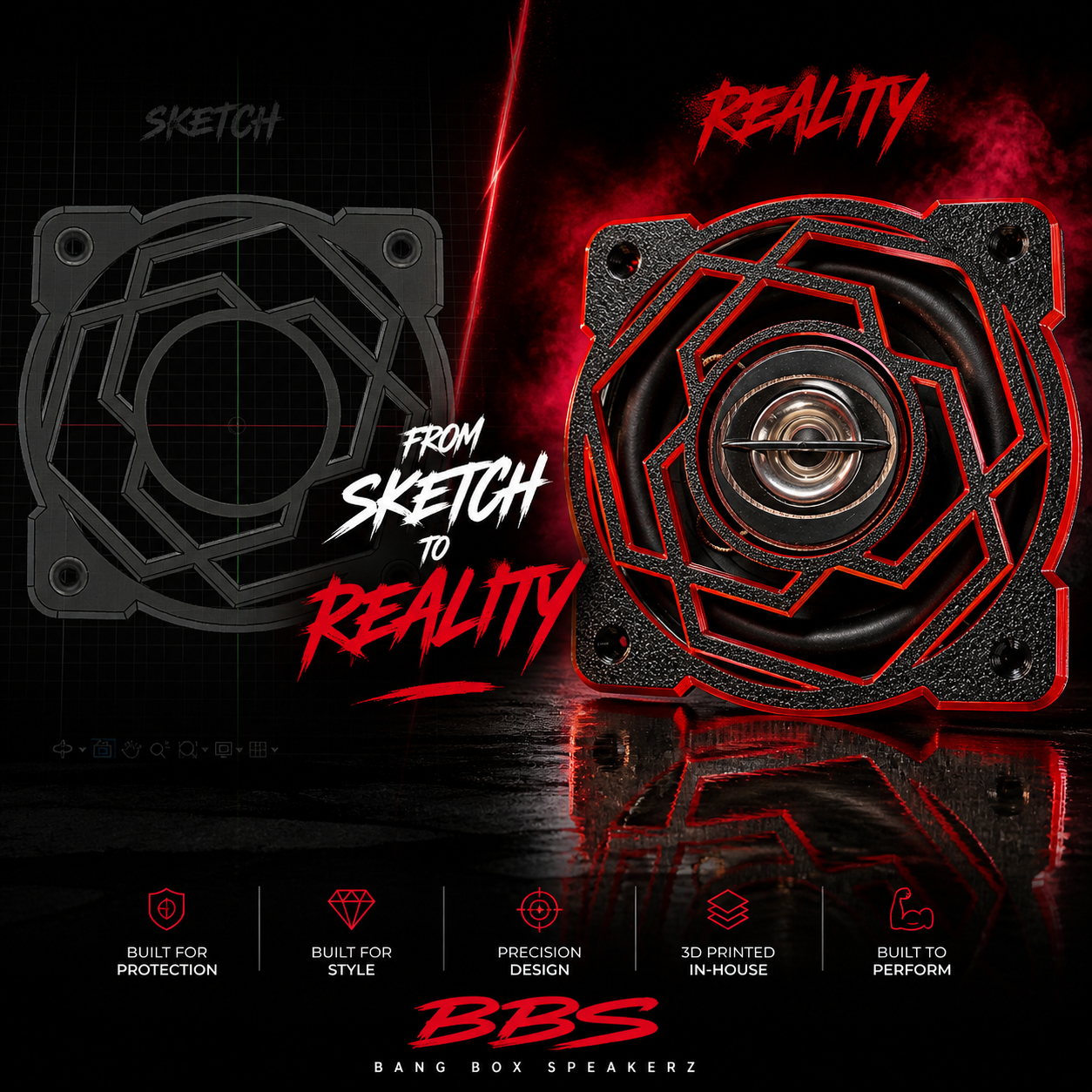 4" Full Range Pro Audio Coaxial Speakerz