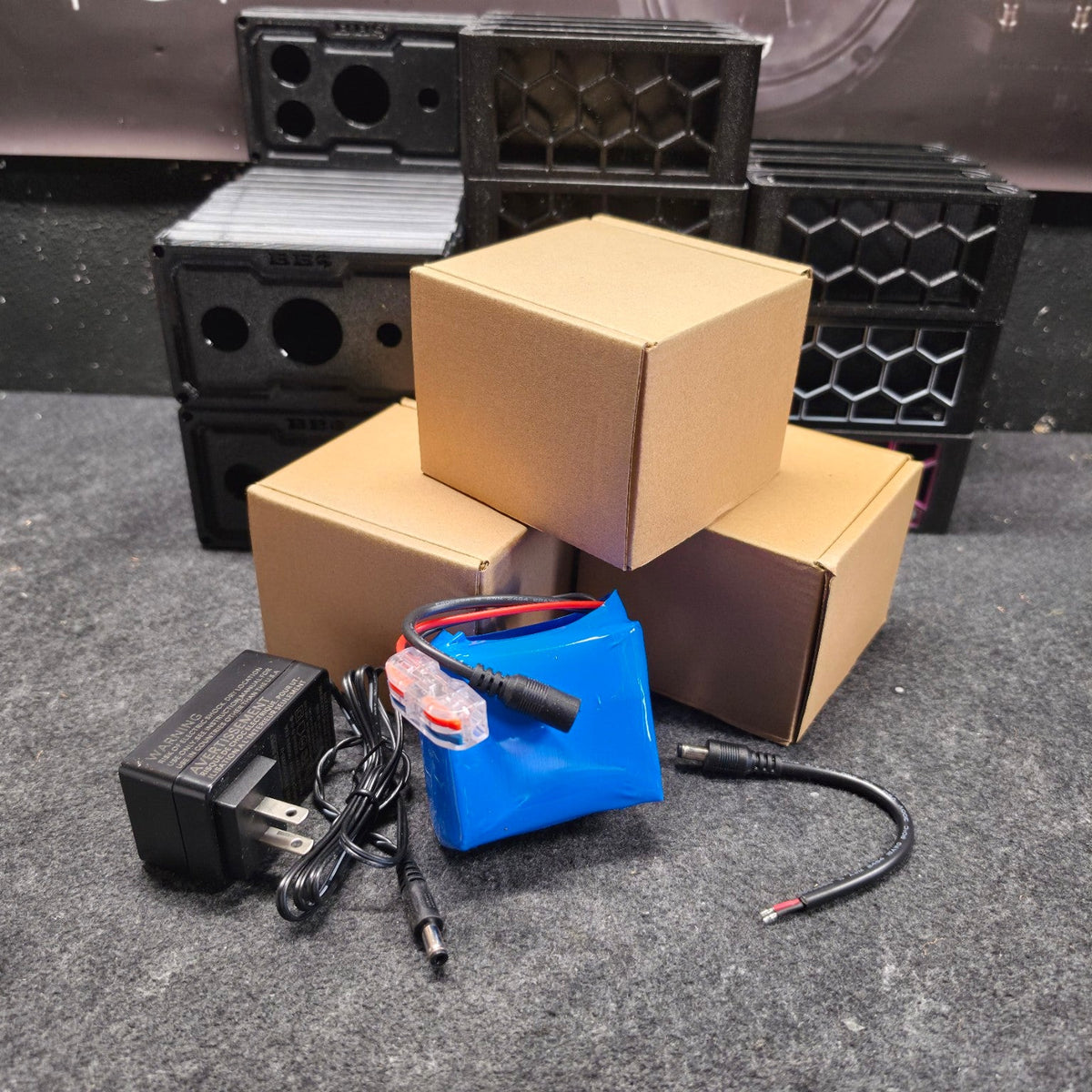 Seasider 24V 3.2Ah battery kit with charger and connectors